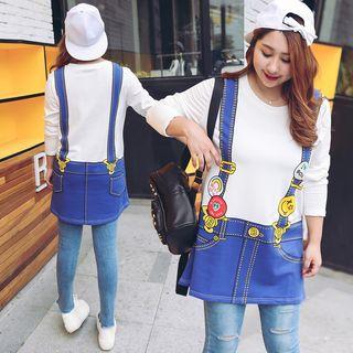 Mock Two Piece Long Sleeve Tunic