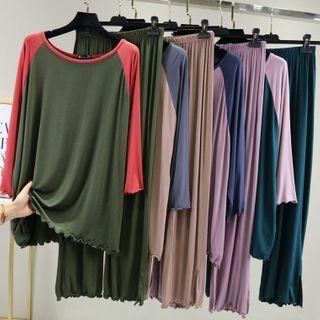 Set: Long-sleeve Raglan T-shirt + Pants