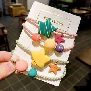 Set: Star & Bead Hair Tie