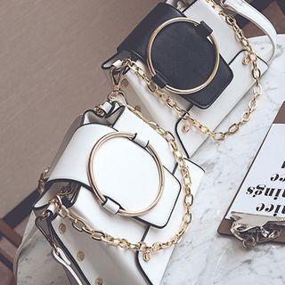 Chain Strap Hoop Accent Cross Bag
