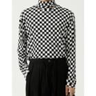 Long-sleeve Checkered T-shirt