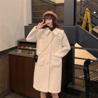 Peter Pan Collar Woolen Coat