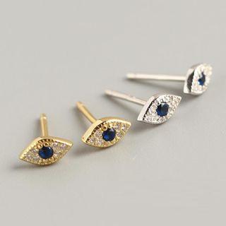 Rhinestone Eye Stud Earring