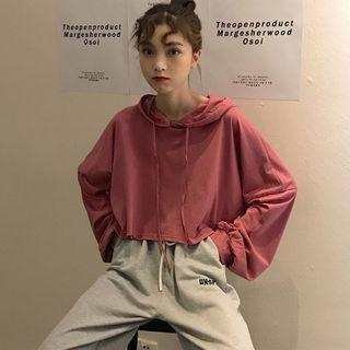 Plain Hoodie / Letter Sweatpants
