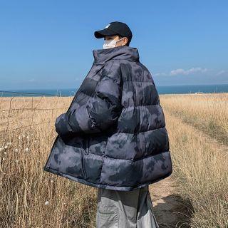 Tie-dye Print Padded Jacket