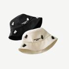 Bear Lettering Embroidered Bucket Hat