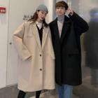 Double-button Loose-fit Coat