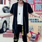 Short-sleeve Chain Accent Shirt