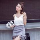 Spaghetti Strap Silk Top