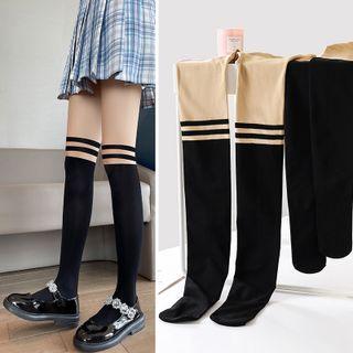 Mock Two-piece Stockings