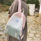Color Matching Canvas Backpack
