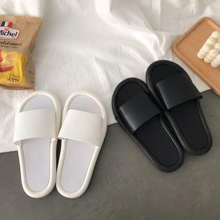 Couple Matching Plain Slide Sandals