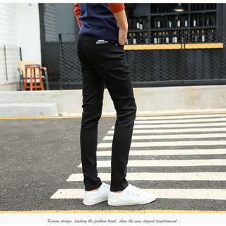 Contrast-stitching Skinny Jeans