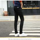Contrast-stitching Skinny Jeans