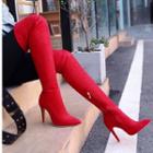 Pointed Toe High Heel Over The Knee Boots