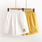 Toast Embroidered Shorts