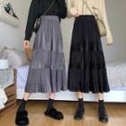 Velvet Tiered Skirt (various Designs)