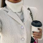Notch-lapel Sherpa-fleece Jacket