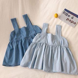 Plain Square-neck Sleeveless Top