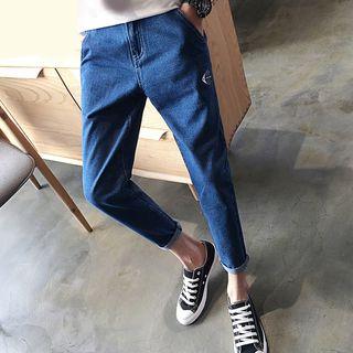 Cuffed Tapered Jeans