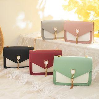 Metal Cat Crossbody Bag