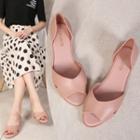 Peep-toe Dorsay Sandals