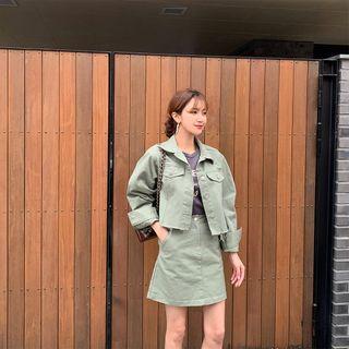 Fray-hem Jacket