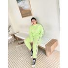 Letter-trim Neon Sweatshirt
