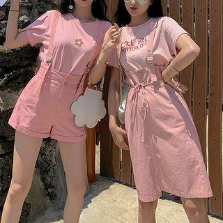 Short-sleeve T-shirt / Suspender Skirt / Shorts