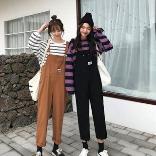 Applique Cropped Jumper Pants