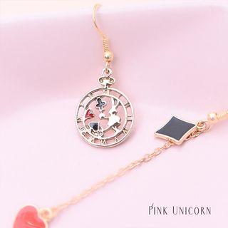 Poker Non-matching Earring