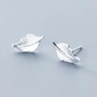 925 Sterling Silver Leaf Earring 1 Pair - S925 Silver - One Size