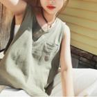 Loose-fit Sleeveless Top