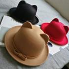 Animal Ear Bowler Hat