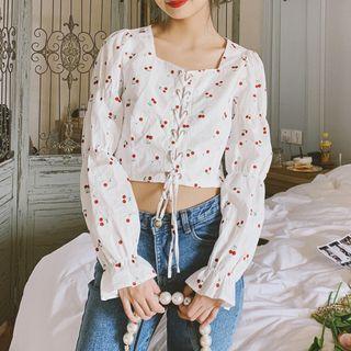 Cherry Pattern Blouse