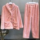 Set: Fluffy Jacket + Pants