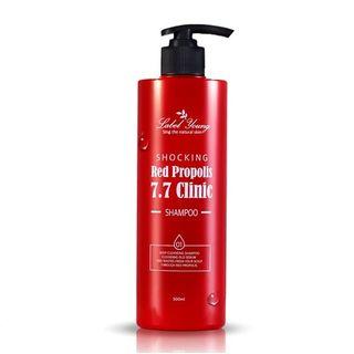 Label Young - Shocking Red Propolis 7.7 Clinic Shampoo 500ml 500ml