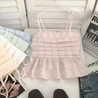 Embroidered Sleeveless Camisole Top