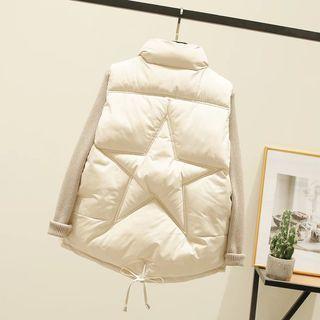 Star Embroidered Padding Vest