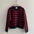 Strawberry Pattern Sweater Strawberry - Black - One Size