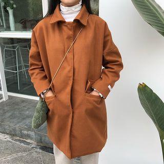 Buttoned Jacket Caramel - One Size