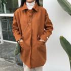 Buttoned Jacket Caramel - One Size
