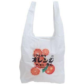 Snacks Pattern Series Eco Shopping Bag (orange Gum Pattern) One Size