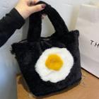 Egg Print Fluffy Bag