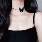 Butterfly Fabric Choker