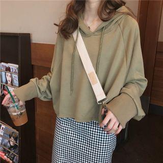 Raglan Sleeve Hooded Sweatshirt