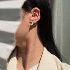 Moon Shell Rhinestone Earring / Necklace / Set