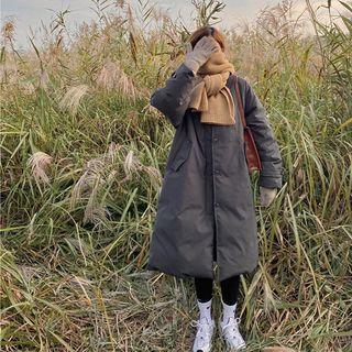 Collared Midi Padded Coat