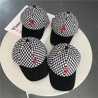 Checker Print Cap