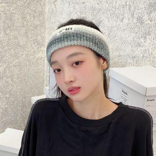 Applique Gradient Knit Face Wash Headband
